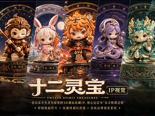 东方生肖，不止符号丨《十二灵宝》IP设定