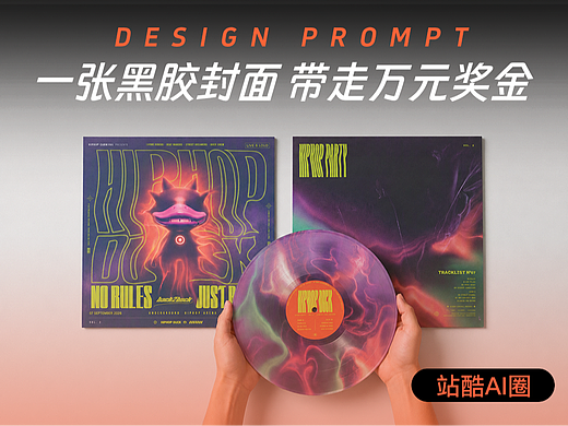 20分钟设计一张黑胶封面,带走万元奖金!