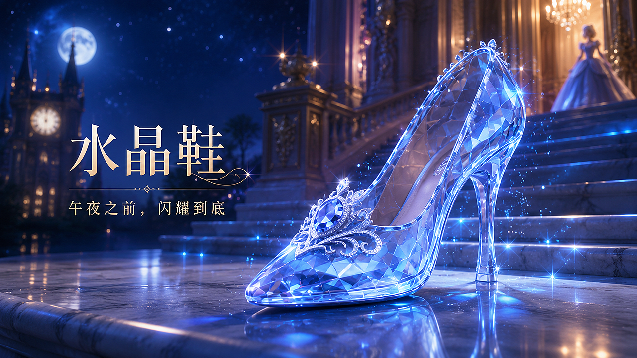 《灰姑娘:跑向新童话》丨 AIGC动画广告(图ZNDEwMzI3NTY0) - AI作品 - 站酷设计师子言sunshine原创素材 - 站酷ZCOOL