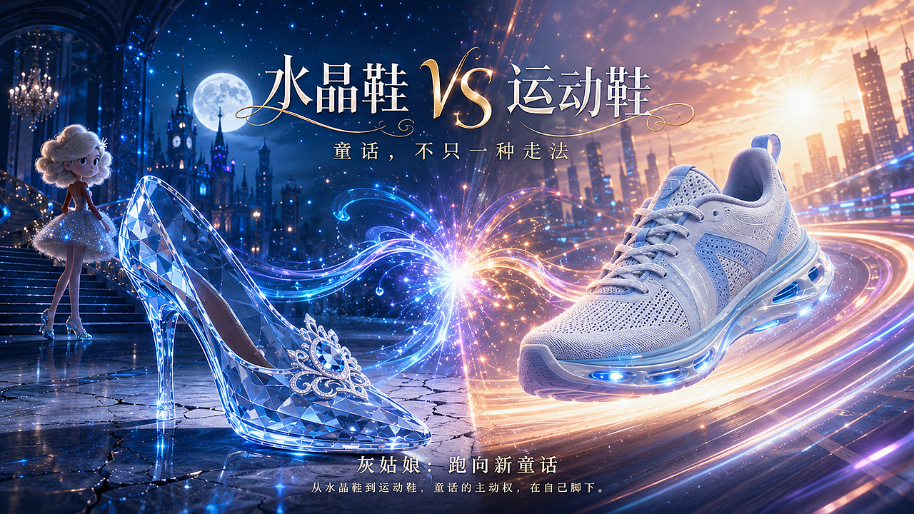 《灰姑娘:跑向新童话》丨 AIGC动画广告(图ZNDEwMzI3NTcy) - AI作品 - 站酷设计师子言sunshine原创素材 - 站酷ZCOOL