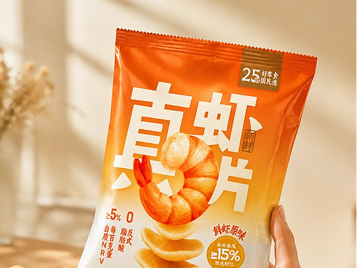真虾片｜虾片膨化食品包装设计｜若非设计（个人主页-ZNzM5NTAyNjg=） - 包装 - 站酷设计师若非rufydesign原创素材 - 站酷ZCOOL