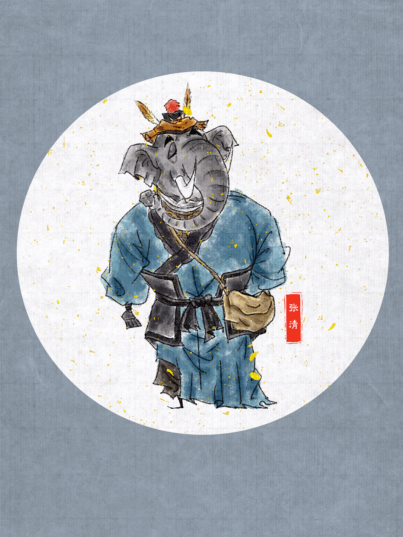 《野林聚义-兽版水浒》—三十六天罡（图ZNDEwMzM5MzYw） - 概念设定 - 站酷设计师吒吒龙原创素材 - 站酷ZCOOL