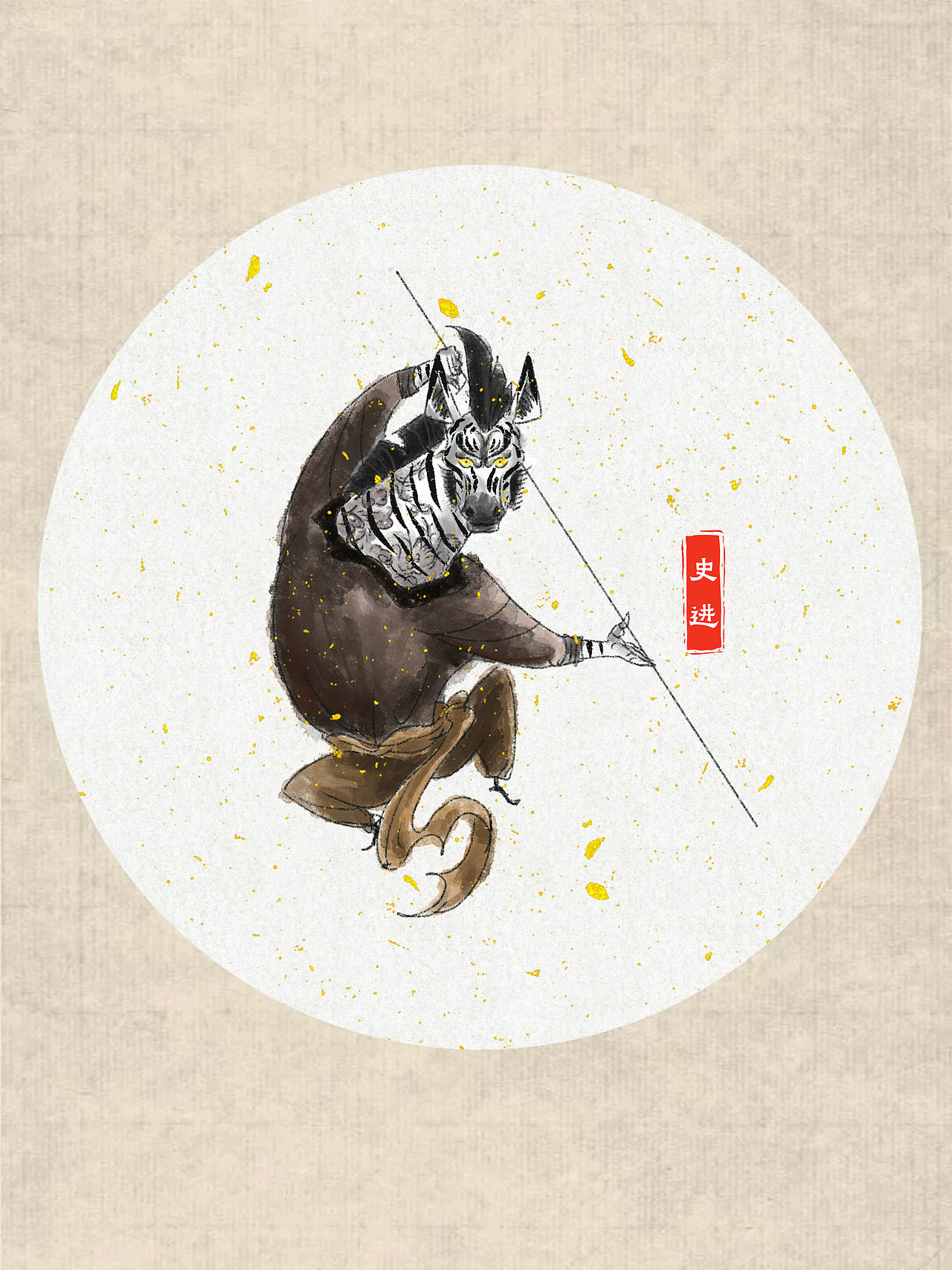 《野林聚义-兽版水浒》—三十六天罡（图ZNDEwMzM5NDAw） - 概念设定 - 站酷设计师吒吒龙原创素材 - 站酷ZCOOL