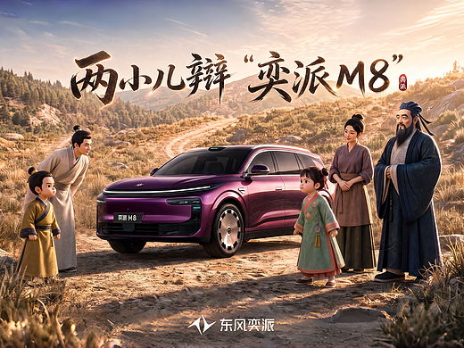 两小儿辩“奕派M8”