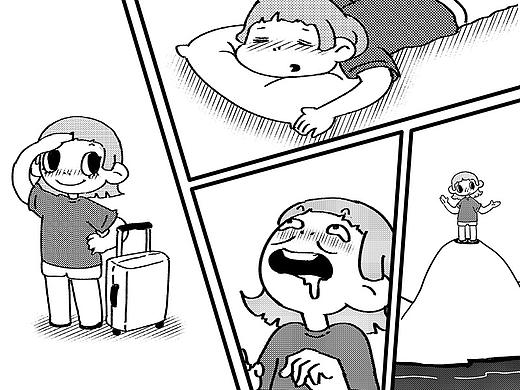 黑白漫画故事 001-006