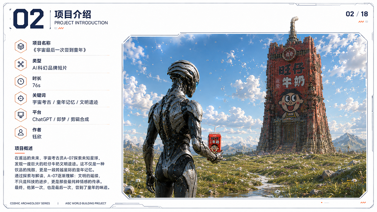 旺仔牛奶 × AIGC｜未来文明中的童年记忆（图ZNDEwMzYxOTI0） - AI作品 - 站酷设计师钰欣1原创素材 - 站酷ZCOOL