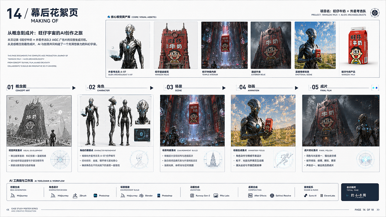 旺仔牛奶 × AIGC｜未来文明中的童年记忆（图ZNDEwMzYxOTY4） - AI作品 - 站酷设计师钰欣1原创素材 - 站酷ZCOOL