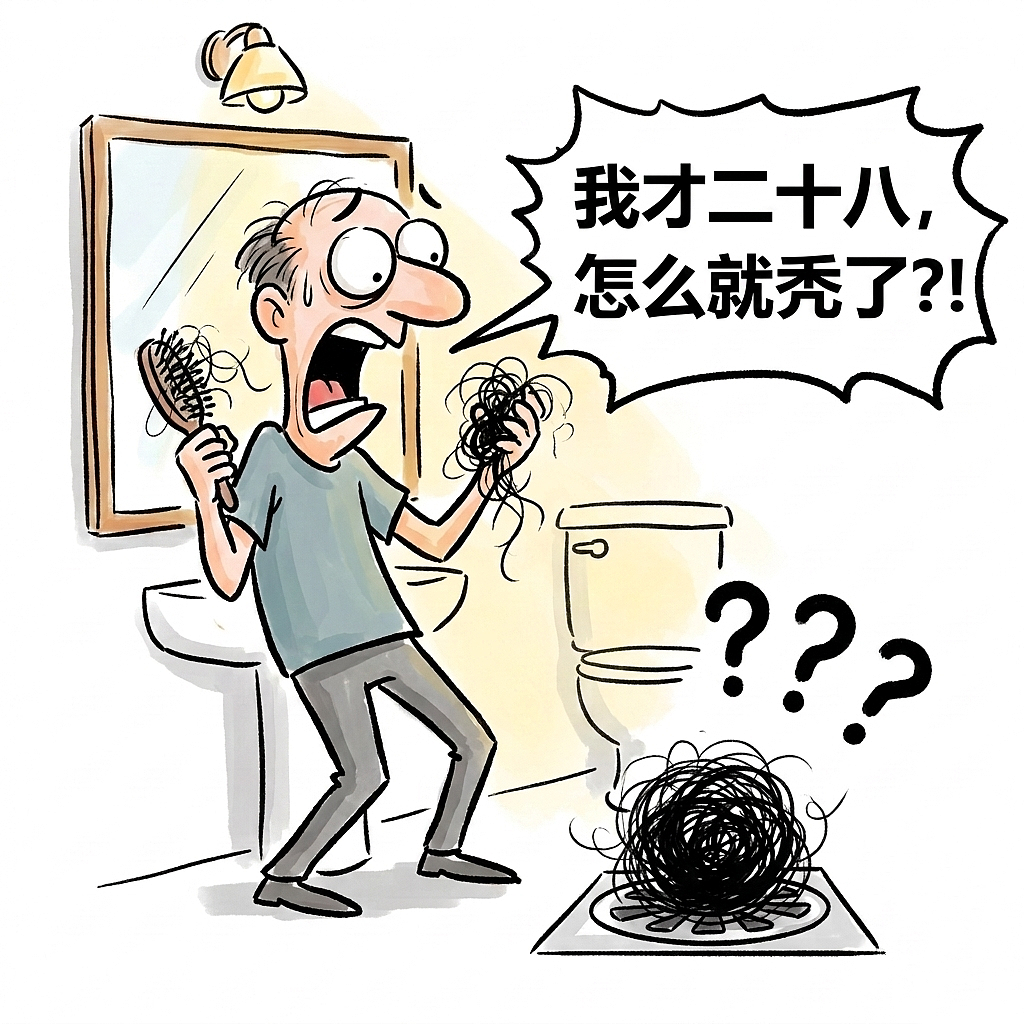 哈佛实锤:你的头发不是掉的,是被压力"睡"掉的(图ZNDEwMzY2MjA4) - 中/长篇漫画 - 站酷设计师huashuoshi原创素材 - 站酷ZCOOL