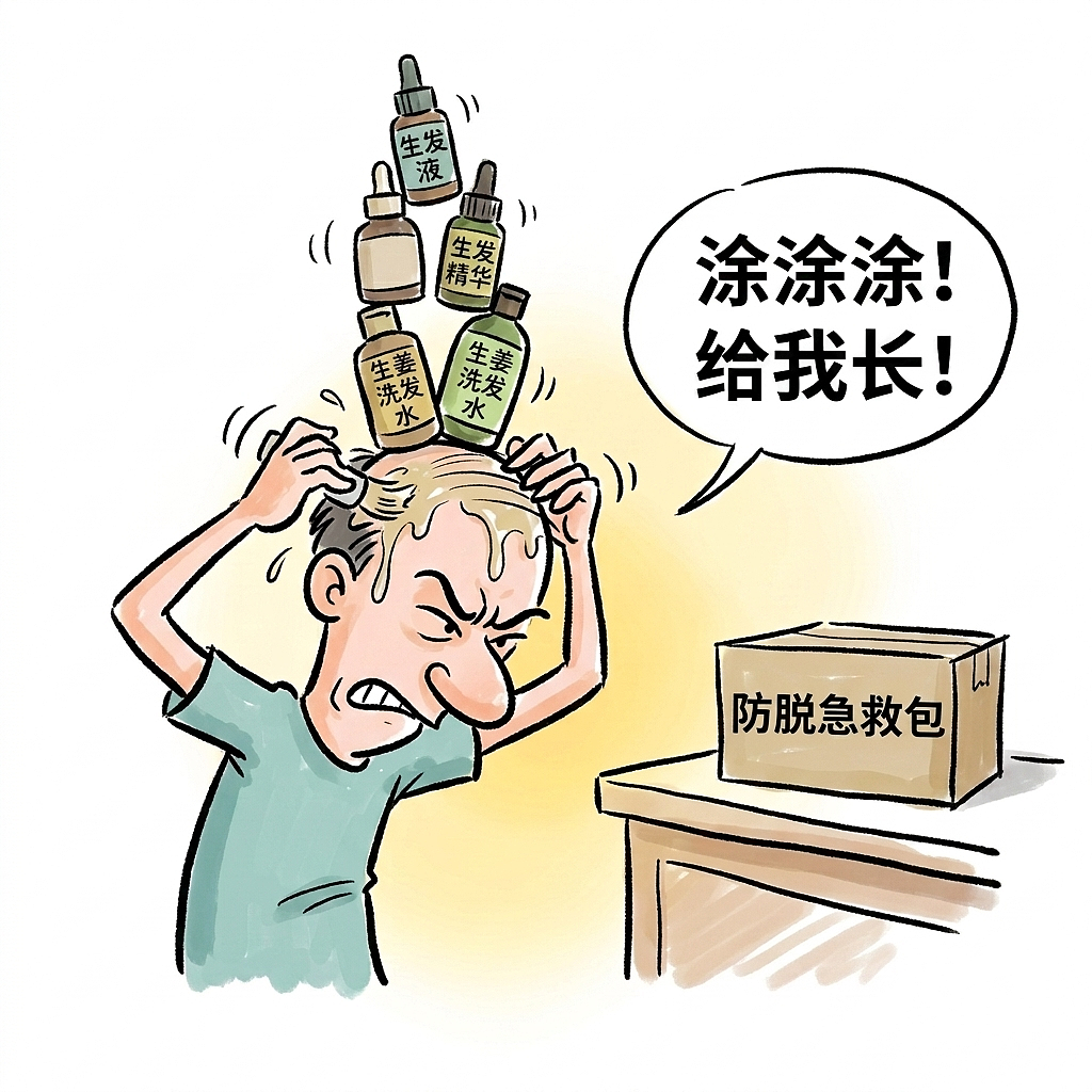 哈佛实锤:你的头发不是掉的,是被压力"睡"掉的(图ZNDEwMzY2MjEy) - 中/长篇漫画 - 站酷设计师huashuoshi原创素材 - 站酷ZCOOL