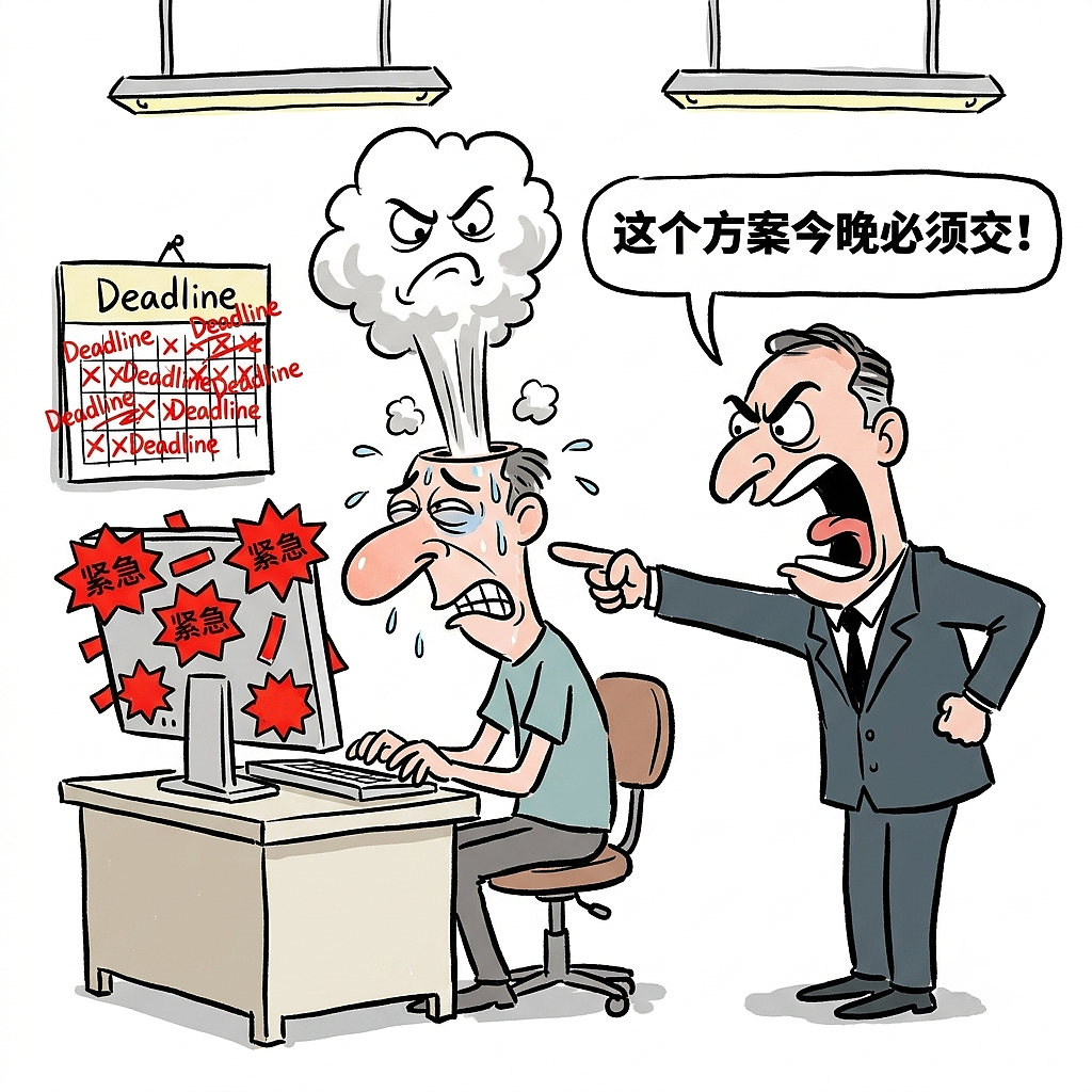 哈佛实锤:你的头发不是掉的,是被压力"睡"掉的(图ZNDEwMzY2MjIw) - 中/长篇漫画 - 站酷设计师huashuoshi原创素材 - 站酷ZCOOL