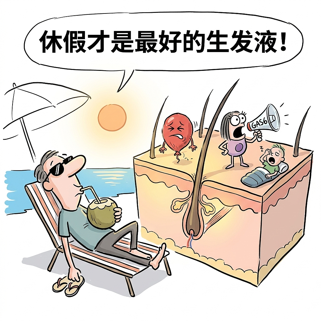 哈佛实锤:你的头发不是掉的,是被压力"睡"掉的(图ZNDEwMzY2MjQw) - 中/长篇漫画 - 站酷设计师huashuoshi原创素材 - 站酷ZCOOL