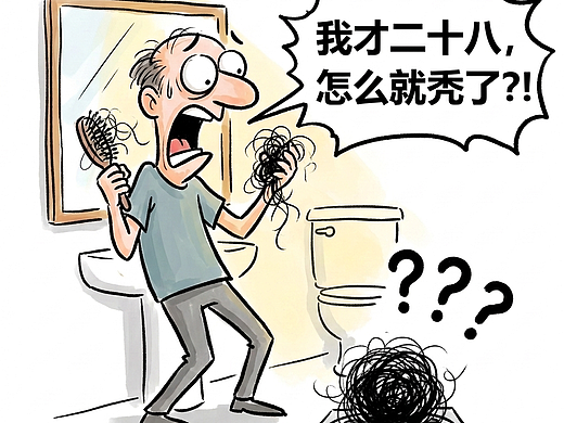 哈佛实锤:你的头发不是掉的,是被压力"睡"掉的