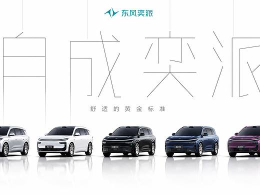“自成奕派”极简系列平面广告设计【舒适的黄金标准】