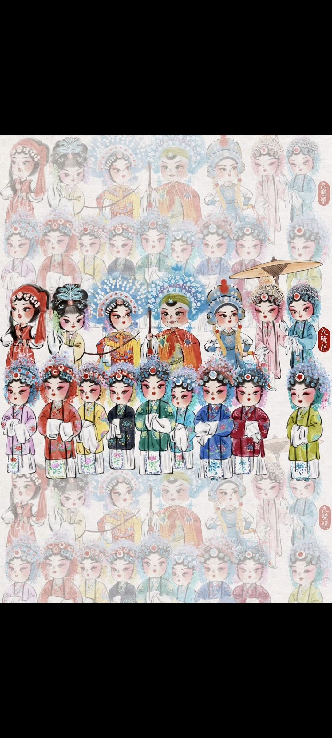 合集|豫剧里的奇女子系列正式收官（图ZNDEwMzgwMTUy） - 商业插画 - 站酷设计师Z784427631原创素材 - 站酷ZCOOL