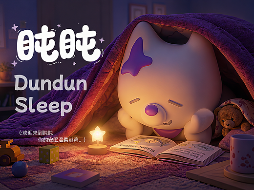 软萌治愈的盹盹 | 陪伴型IP「盹盹」的安眠小世界