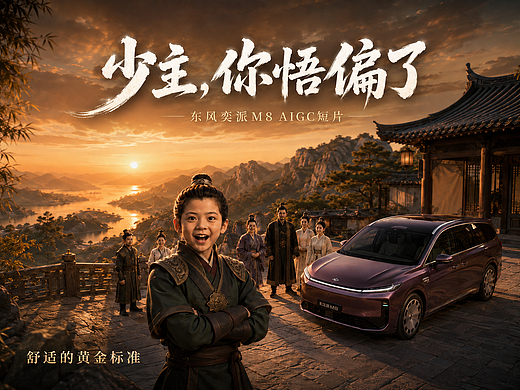 《少主，你悟偏了》｜东风奕派M8家庭舒适轻喜剧（个人主页-ZNzM5NTYxNzI=） - AI作品 - 站酷设计师游离星X原创素材 - 站酷ZCOOL