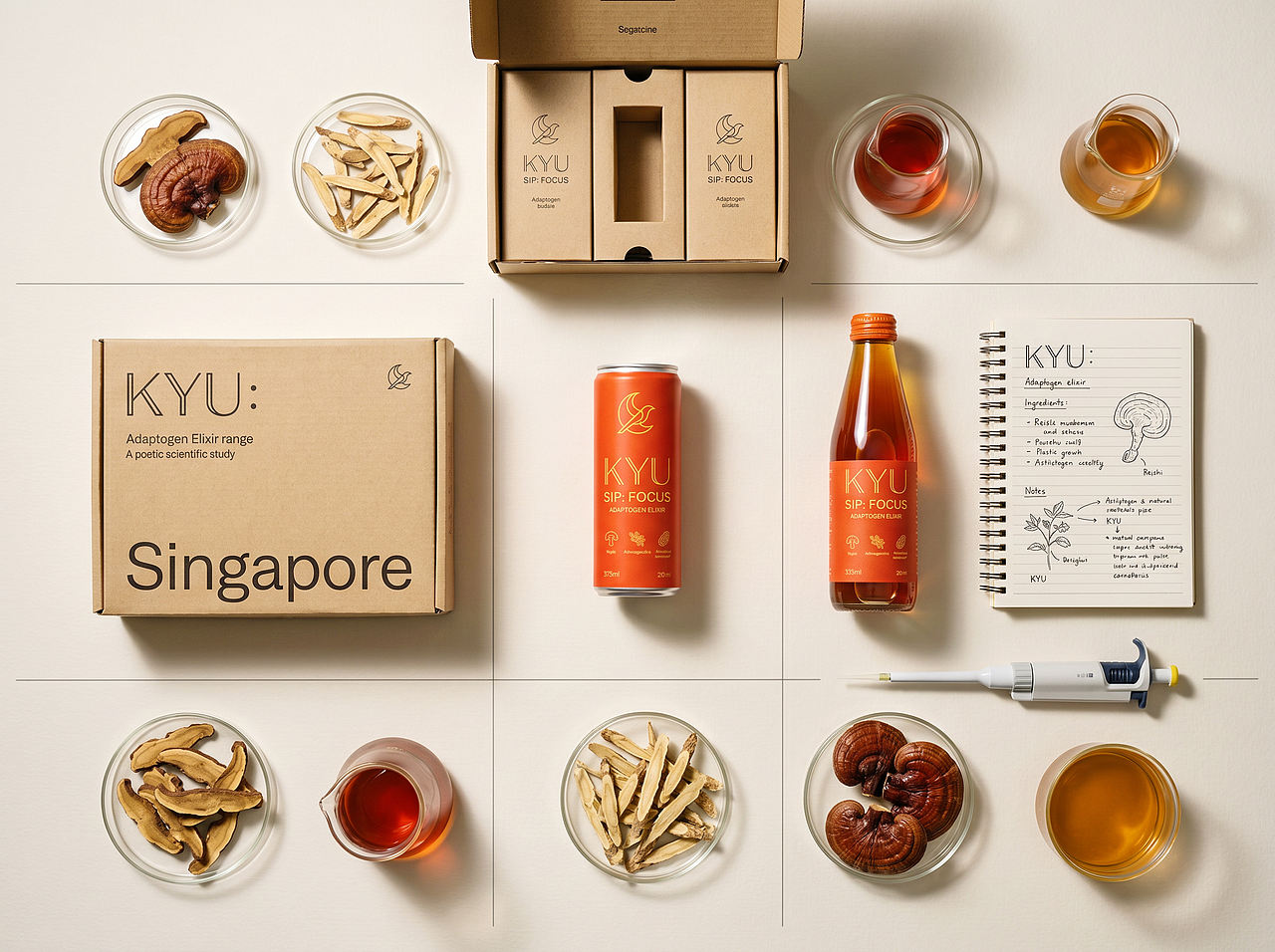 Up-Brands上游文传|KYU :草本饮料的几何诗意设计(图ZNDEwMzg5MjY4) - 包装 - 站酷设计师上游文创品牌设计原创素材 - 站酷ZCOOL