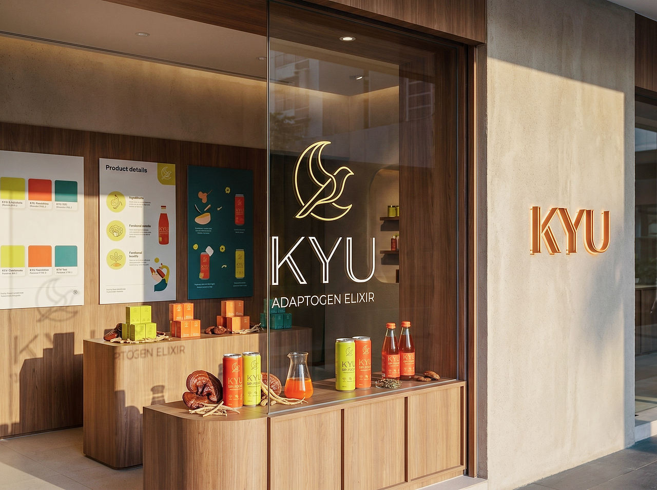 Up-Brands上游文传|KYU :草本饮料的几何诗意设计(图ZNDEwMzg5MzUy) - 包装 - 站酷设计师上游文创品牌设计原创素材 - 站酷ZCOOL