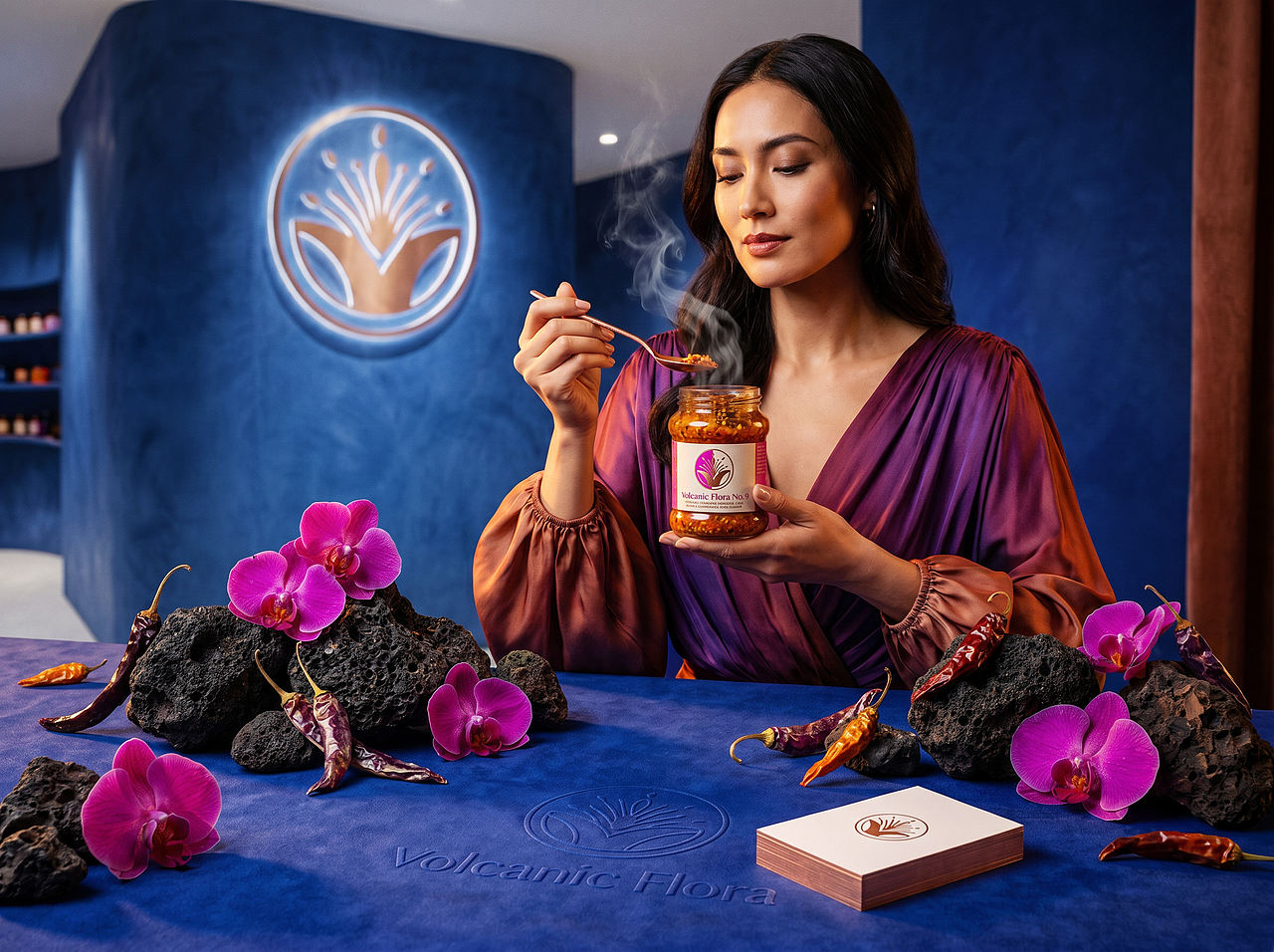 Up-Brands上游文传|VOLCANIC FLORA:辣酱的新表达方式(图ZNDEwMzkwNDk2) - 品牌 - 站酷设计师上游文创品牌设计原创素材 - 站酷ZCOOL