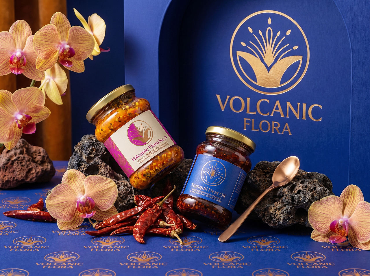Up-Brands上游文传|VOLCANIC FLORA:辣酱的新表达方式(图ZNDEwMzkwNjEy) - 品牌 - 站酷设计师上游文创品牌设计原创素材 - 站酷ZCOOL