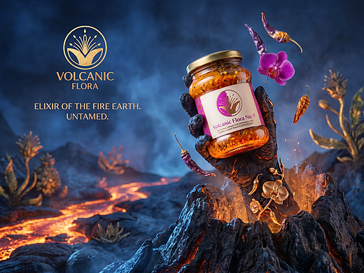 Up-Brands上游文传|VOLCANIC FLORA:辣酱的新表达方式