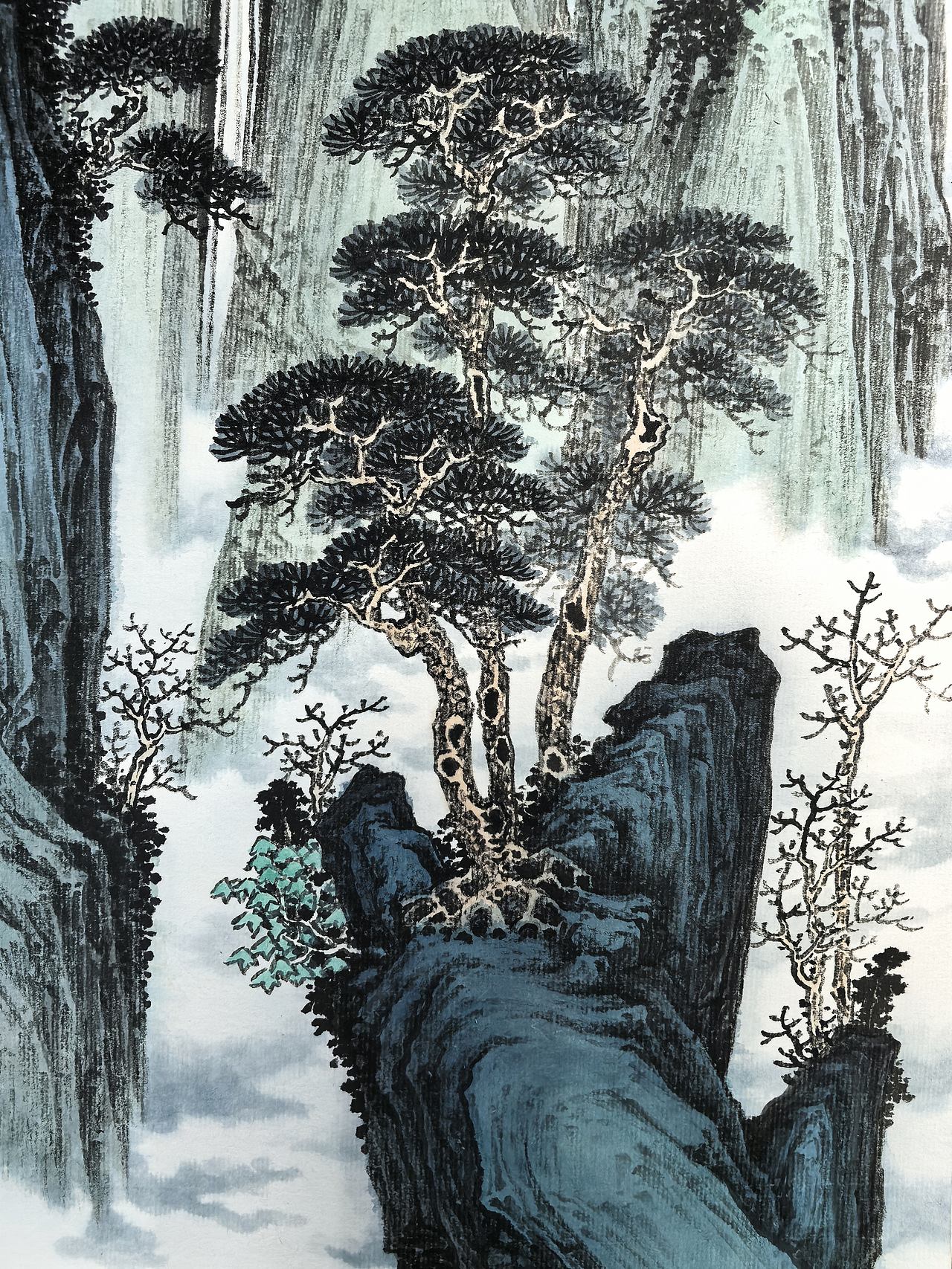 云溪奇峰(图ZNDEwMzkzMTMy) - 绘画 - 站酷设计师安田原创素材 - 站酷ZCOOL