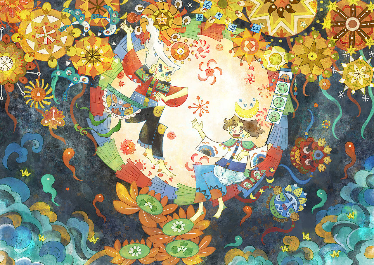 夏日烟火（图ZNDEwMzk0MjY4） - 商业插画 - 站酷设计师Mr圆珠笔原创素材 - 站酷ZCOOL