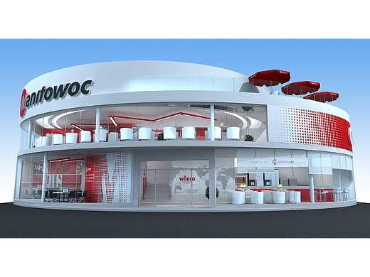 宝马展Manitowoc室外展台设计,baumaChina搭建