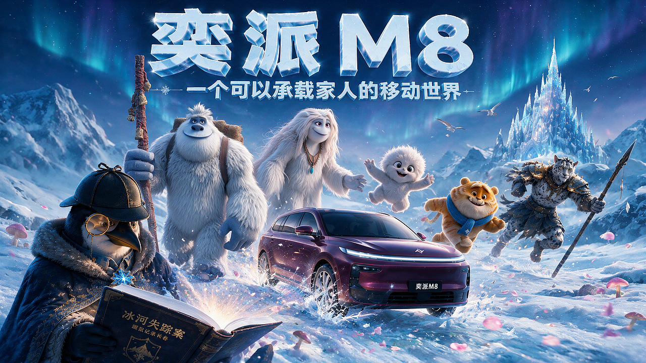 奕派M8-冰河失踪案(图ZNDEwNDAwMDI4) - AI作品 - 站酷设计师OneBrocade阿一原创素材 - 站酷ZCOOL