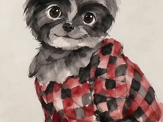 萌宠插画｜没有技巧，全是感情，哈哈哈
