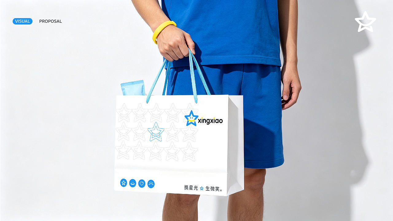 把温柔星光做成一整套品牌｜「星笑」治愈IP形象全案（图ZNDEwNDA3OTAw） - 品牌 - 站酷设计师听卜到啊原创素材 - 站酷ZCOOL