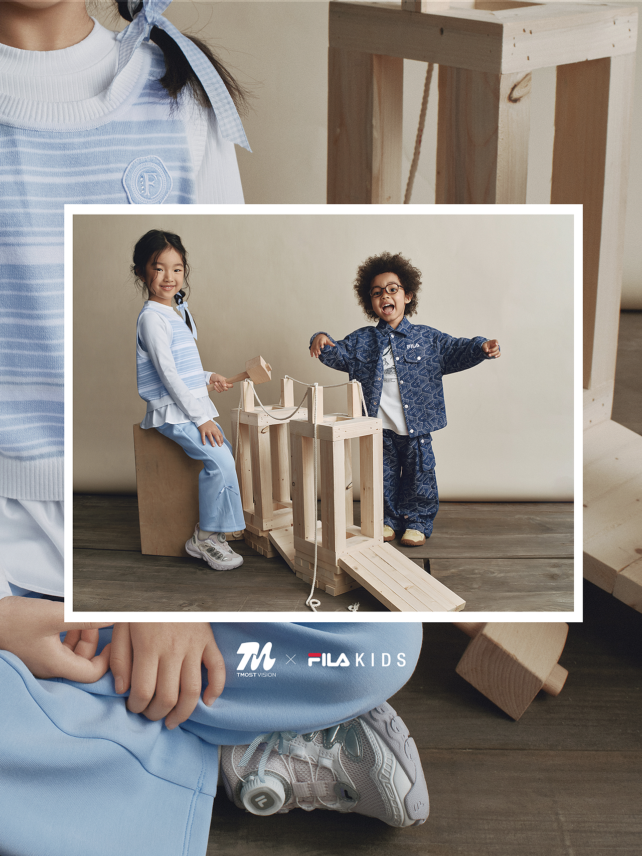 全案制作｜FILA KIDS伦敦桥系列形象片（图ZNDEwNDE5NTg0） - 人像摄影 - 站酷设计师TMOSTKIDS原创素材 - 站酷ZCOOL