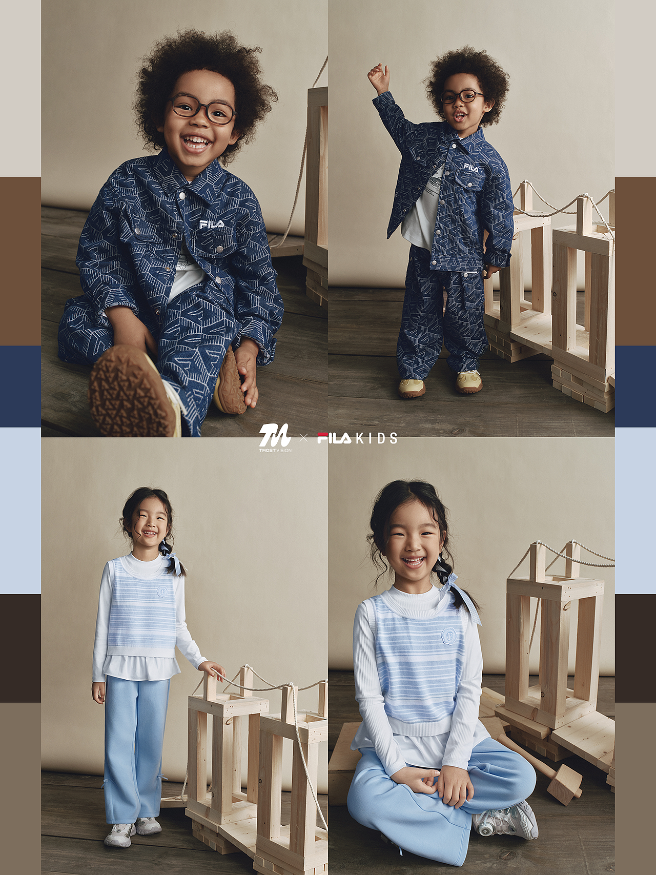 全案制作｜FILA KIDS伦敦桥系列形象片（图ZNDEwNDE5NTg4） - 人像摄影 - 站酷设计师TMOSTKIDS原创素材 - 站酷ZCOOL