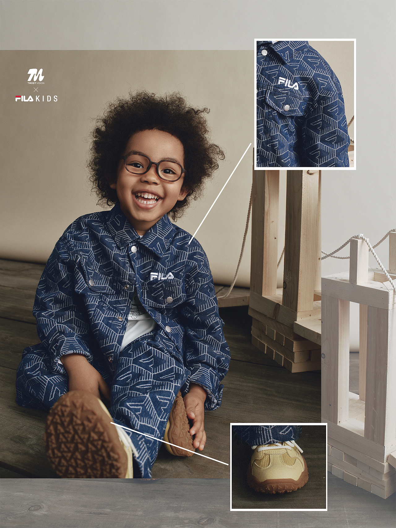 全案制作｜FILA KIDS伦敦桥系列形象片（图ZNDEwNDE5NTky） - 人像摄影 - 站酷设计师TMOSTKIDS原创素材 - 站酷ZCOOL