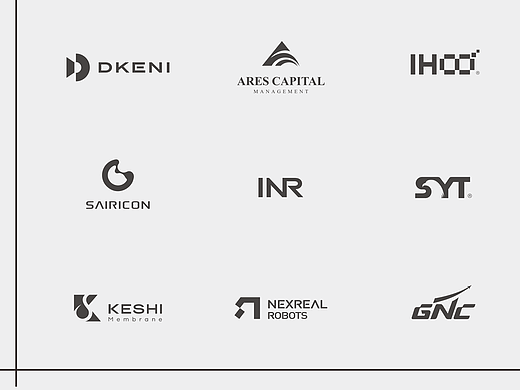 简约英文字母logo设计