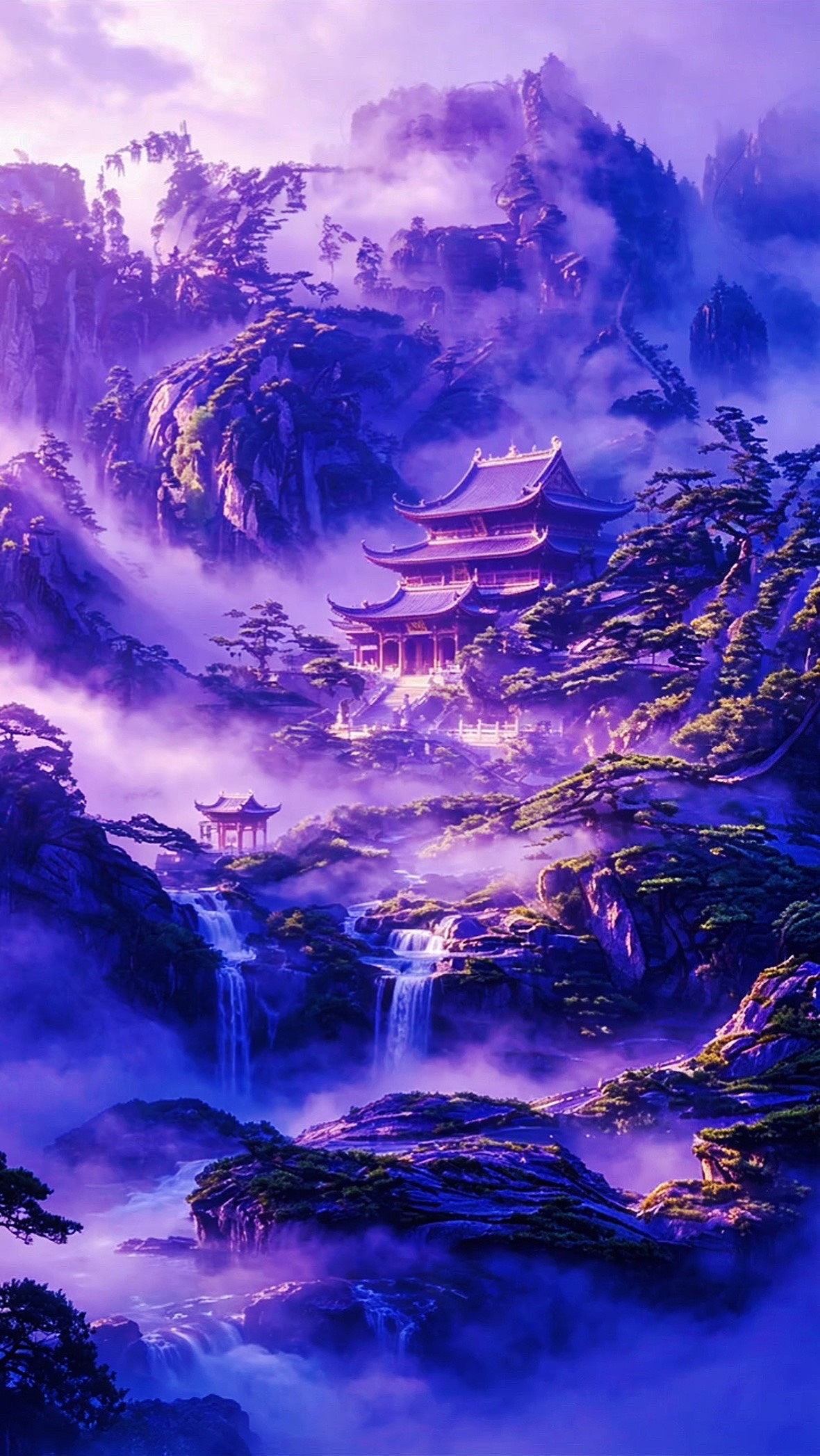 知予华裳｜沧澜秘境·电影分镜：浮空山（图ZNDEwNDUwMDE2） - 环境/建筑摄影 - 站酷设计师FLY视觉工作室原创素材 - 站酷ZCOOL