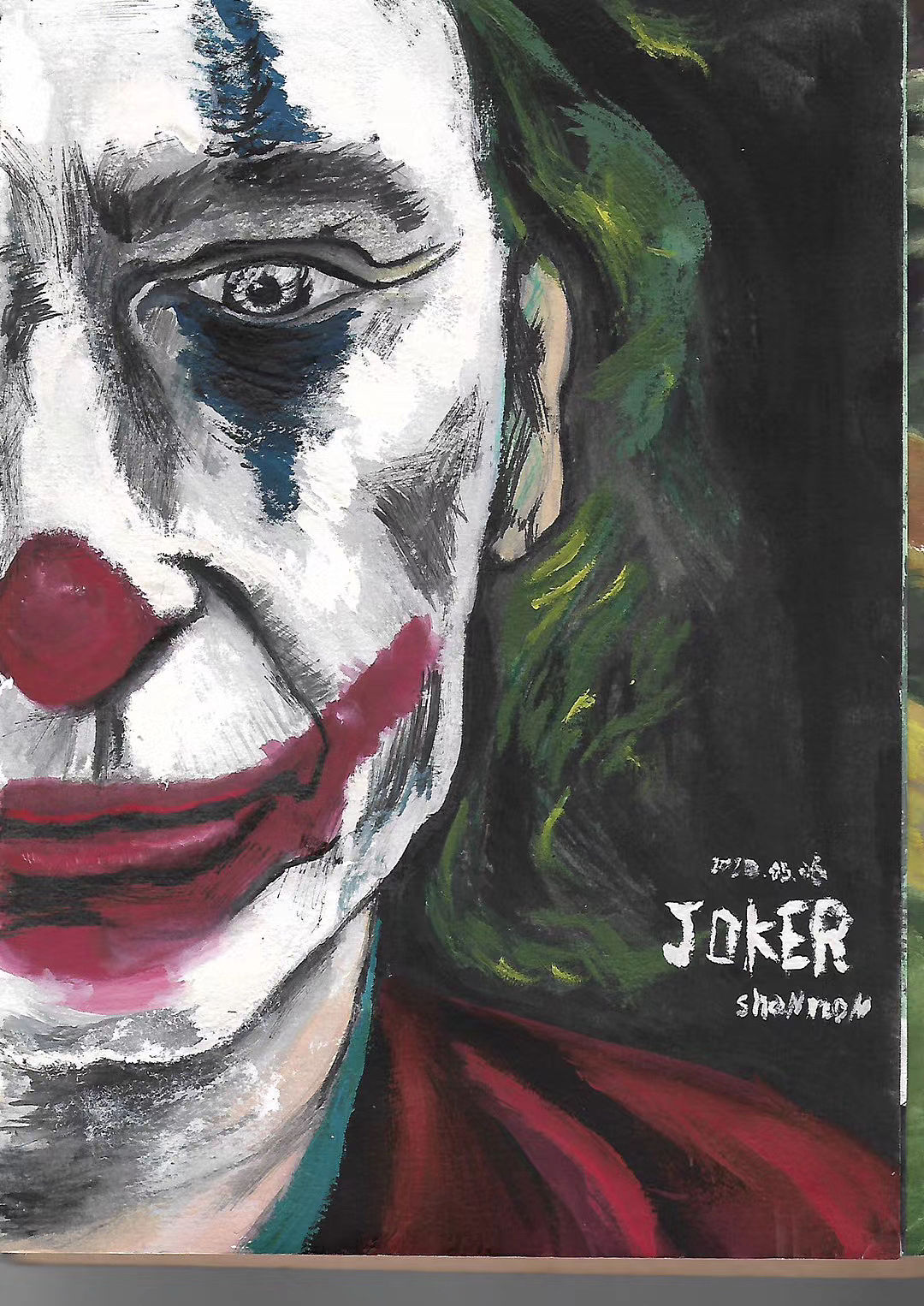 暗夜之梦 | 希斯·莱杰 · 小丑 ｜ JOKER（图ZNDEwNDU3NDQ4） - 创作习作 - 站酷设计师艺术美学张汉卿原创素材 - 站酷ZCOOL