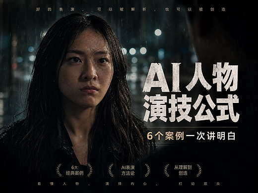 别再写“人物很伤心”了，AI人物演技是这样做出来的