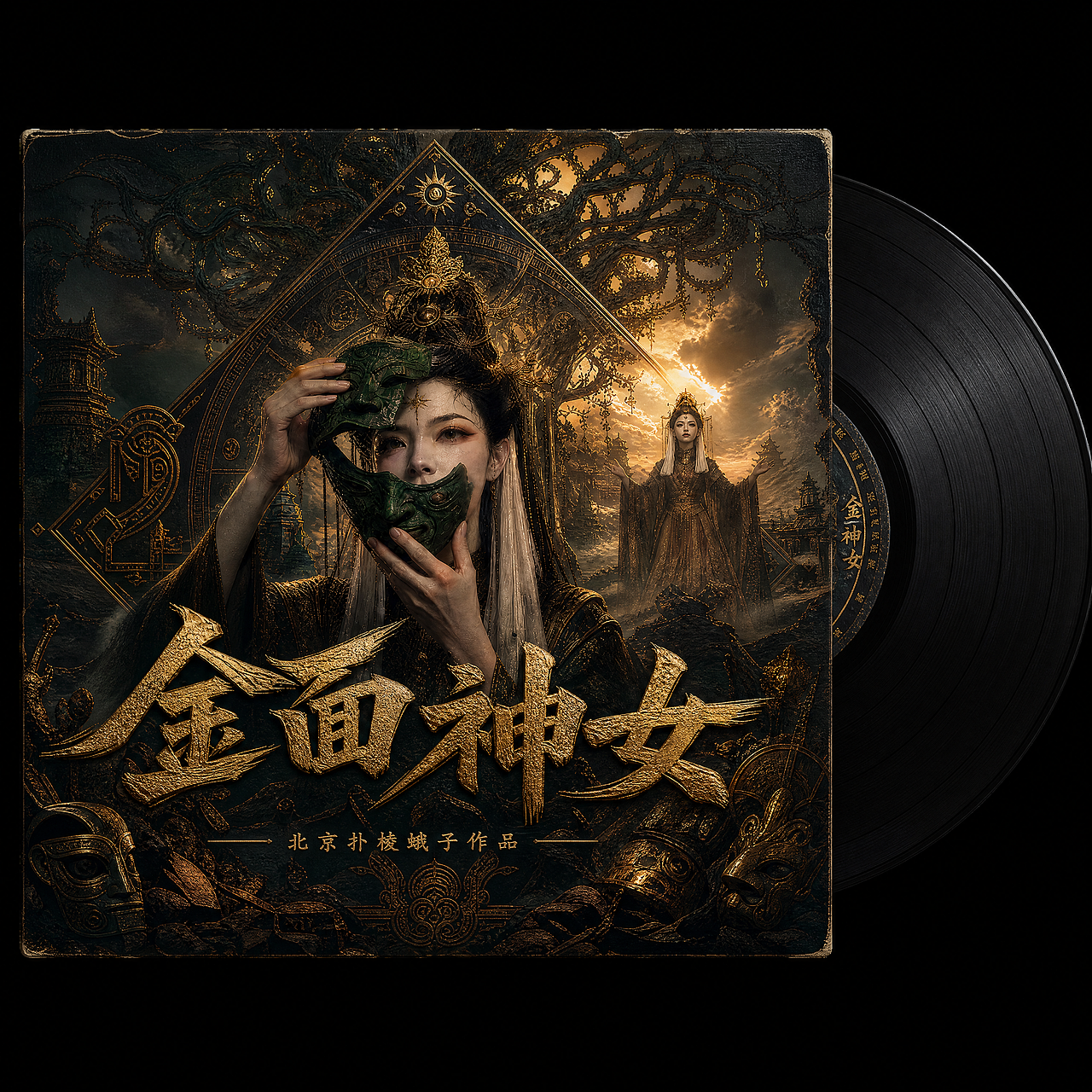 国风美学嘻哈MV《金面神女》#MVLAND嘻哈狂欢派对(图ZNDEwNDU5MDEy) - AI作品 - 站酷设计师北京扑棱蛾子原创素材 - 站酷ZCOOL