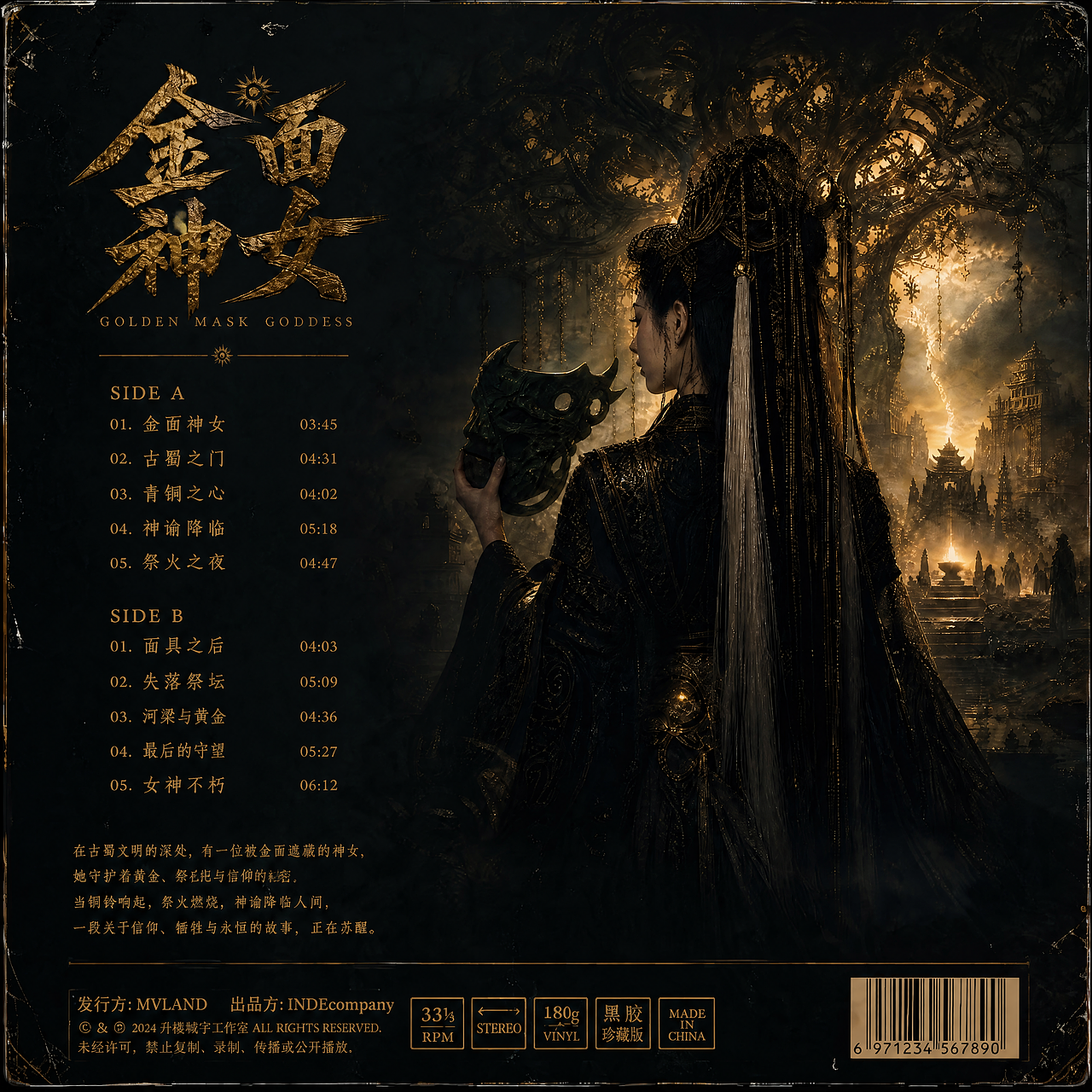 国风美学嘻哈MV《金面神女》#MVLAND嘻哈狂欢派对(图ZNDEwNDU5MDE2) - AI作品 - 站酷设计师北京扑棱蛾子原创素材 - 站酷ZCOOL