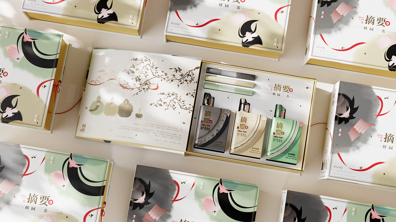 摘要——《桃园三杰》（图ZNDEwNDYwMjUy） - 产品 - 站酷设计师德德小狗原创素材 - 站酷ZCOOL