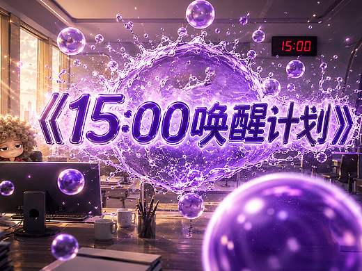 《15:00唤醒计划》｜AIGC动画广告