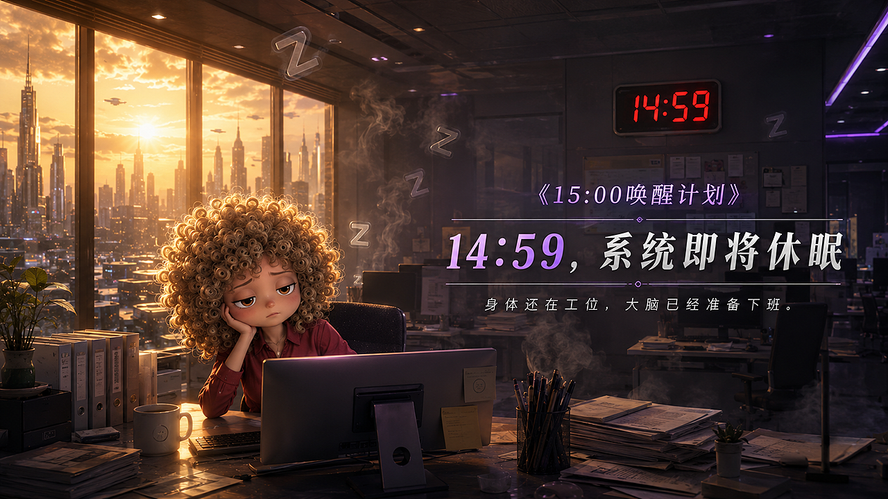 《15:00唤醒计划》|AIGC动画广告(图ZNDEwNDYyMzI4) - AI作品 - 站酷设计师子言sunshine原创素材 - 站酷ZCOOL