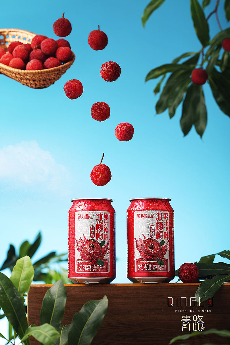 饮品摄影 | 杨梅汁（图ZNDEwNDY1MDI0） - 美食摄影 - 站酷设计师青路原创素材 - 站酷ZCOOL