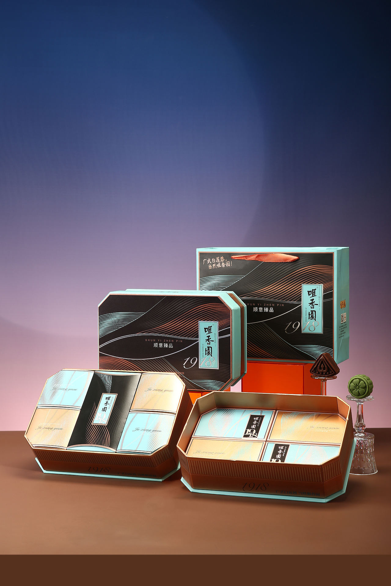 1918月饼系列 中秋月饼礼盒包装拍摄（图ZNDEwNDcwMzI4） - 美食摄影 - 站酷设计师中山左右文化原创素材 - 站酷ZCOOL