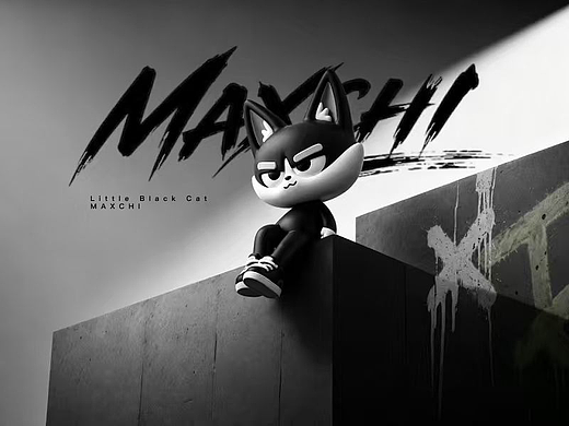 MAXCHI黑白猫｜潮流陪伴 IP / MAXCHI 的城市漫游计划