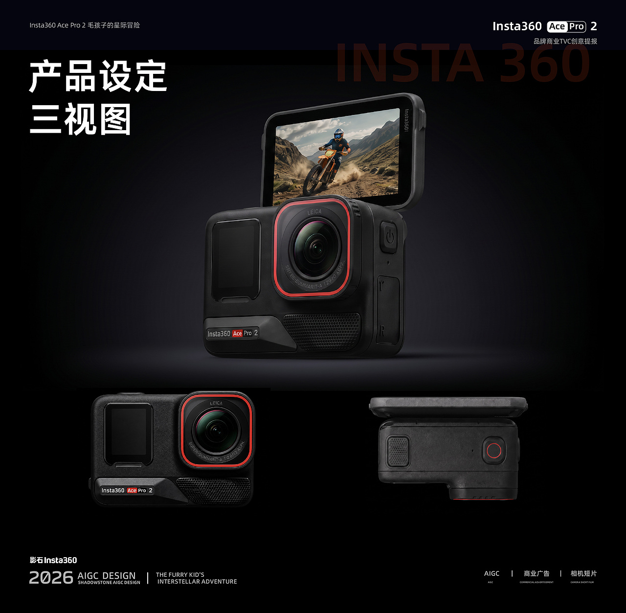 影石-摄像机商业广告TVC丨AIGC新媒体视频丨向量设计（图ZNDEwNDgxMTU2） - AI作品 - 站酷设计师武汉向量设计原创素材 - 站酷ZCOOL