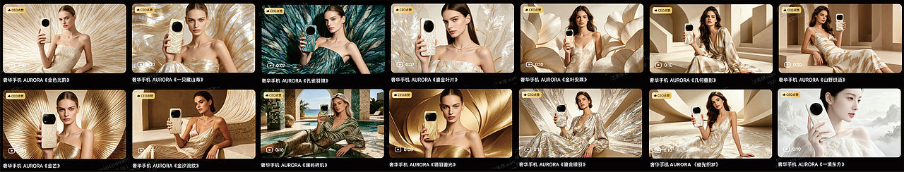 追觅 AURORA 奢华手机｜抽象高奢实验性概念方案（图ZNDEwNDgzMTM2） - 电子产品 - 站酷设计师MagieeWang原创素材 - 站酷ZCOOL