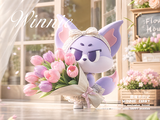 原创IP设计｜Winnie薇妮｜拼图酱APP陪伴型