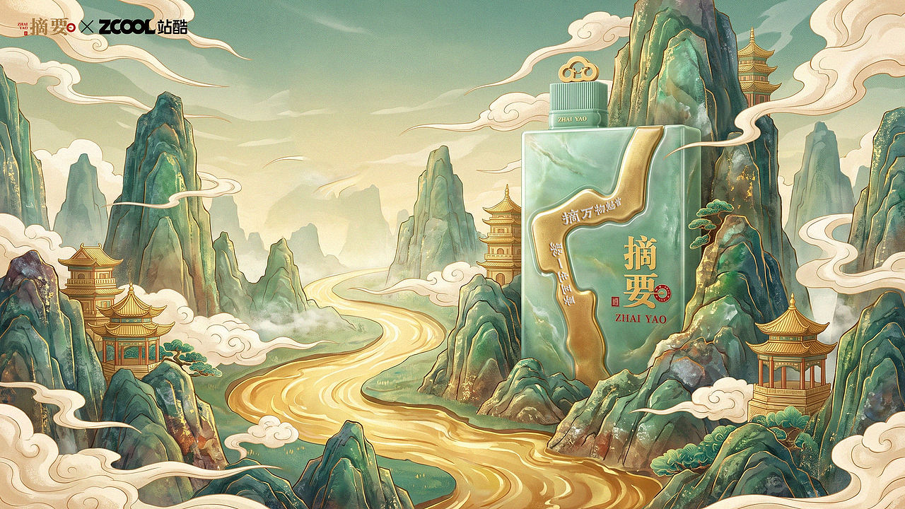 器蕴四雅，酒鉴摘要（图ZNDEwNDg2NTU2） - 产品 - 站酷设计师小猪品牌设计原创素材 - 站酷ZCOOL
